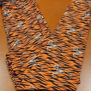 Tiger Bengals Cat Football Plus Size Leggings